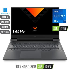 HP VICTUS 16-R0073CL I7-13700HX  32GB 1TB SSD RTX4060  8GB 7N4X6UA