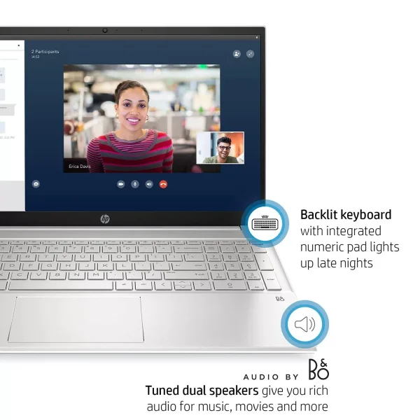 HP 15.6" Pavilion i7-1255U - 8GB RAM -512GB SSD 69M18UA - Imagen 2