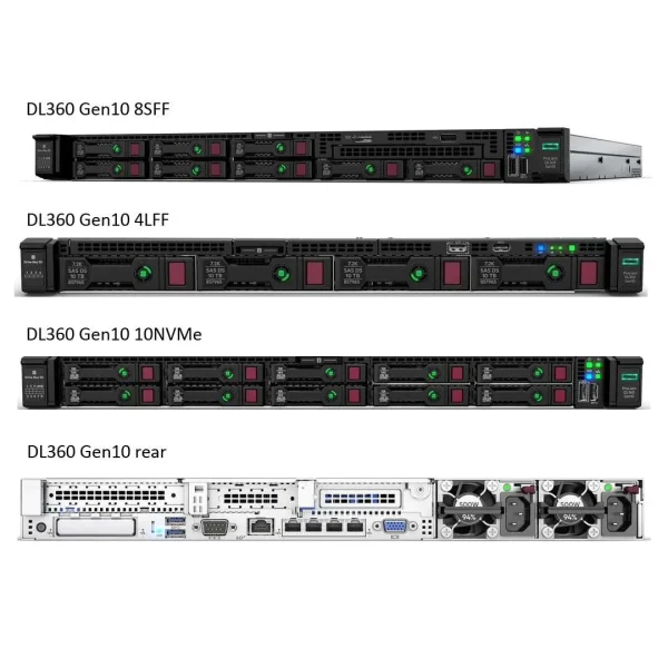 HPE DL360 Gen10  2 x Xeon Gold 6130 256GB 2x300GB SAS CTODL360-32C
