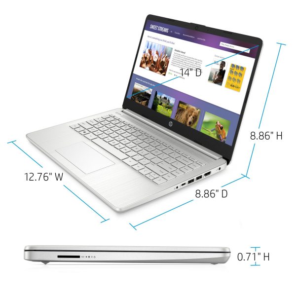 HP 14-DQ1059WM I5-1035G1 8GB 256SSD M.2 14" WIN 10 1A1L1UA - Imagen 3