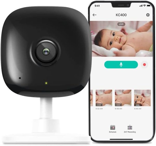 TP-LINK Cámara Vigilancia 2K 4MP Kasa Grabación 24/7 KC400