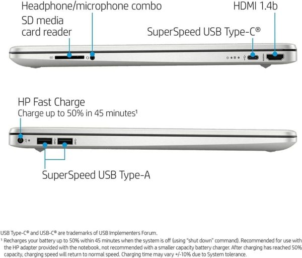 HP 17.3" HD+ i3-1115G4 8GB 256GB  SSD 17-by4013dx - Imagen 4