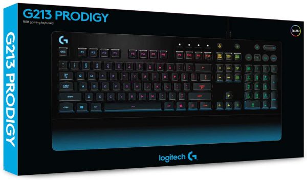 Teclado Logitech G213 Teclado para videojuegos 920-008083