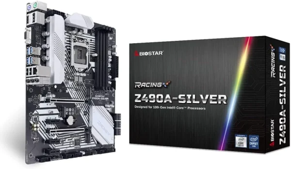 ¡Oferta! BIOSTAR Z49A ATX SOCKET LGA1200 Z490A-SILVER