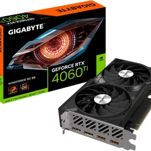 ¡Oferta! GIGABYTE GEFORCE RTX 4060 Ti WINDFORCE 8GB GV-N406TWF2OC-8GD