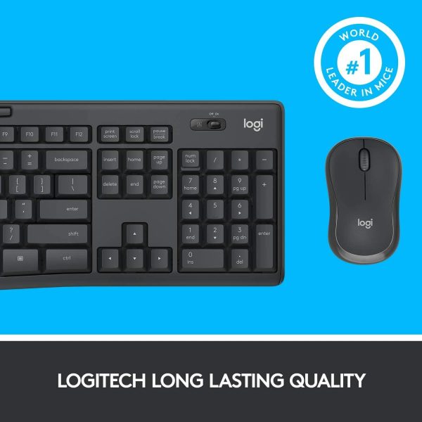 Logitech MK295 Kit mouse teclado inalámbrico ingles 920-009782 - Imagen 2