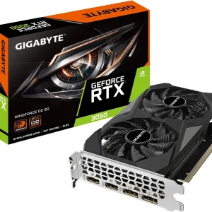 ¡Oferta! GIGABYTE GEFORCE RTX 3050 WINDFORCE 6GB GDDR6 GV-N3050WF2OC-6GD