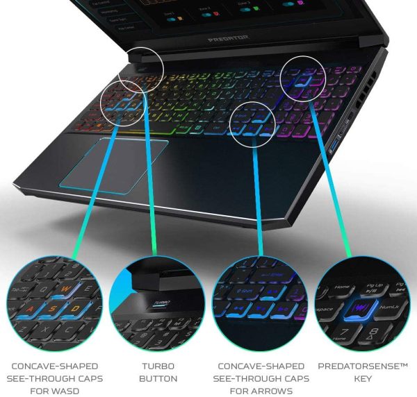 Acer Predator Helios 300 Gaming i7-10750H 16GB 512GB PH315-53-71QX - Imagen 4