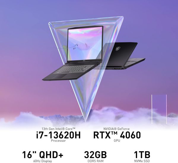MSI CREATOR I7 13620H 32GB 1TB RTX 4060 8GB B13VF-453US - Imagen 2