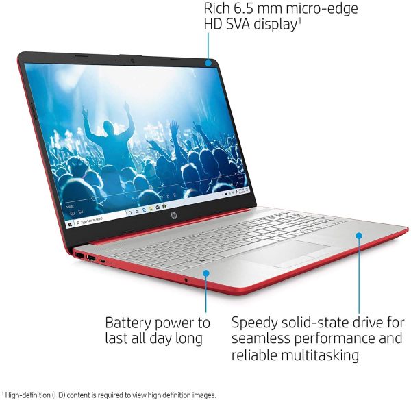 HP Pavilion Pentium Silver N5000 4GB 128GB SSD W10 15-dw0083wm - Imagen 6