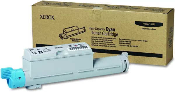 ¡Oferta! XEROX TONER CYAN PHASER 6360 12.000 PAGINAS 106R01218
