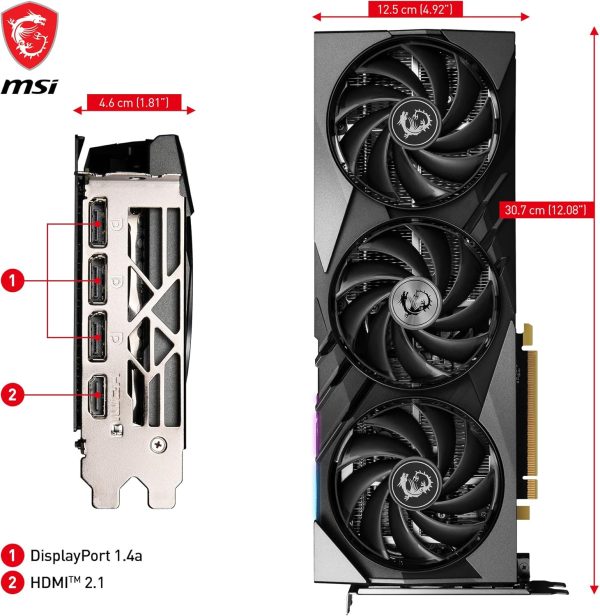 ¡Oferta! MSI RTX 4060 TI GAMING X SLIM 16GB GDDR6 912-V517-086 - Imagen 3