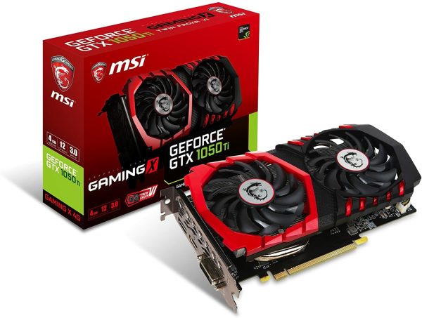 MSI GeForce GTX 1050 Ti 4GB MSI GTX1050TIGAMING X/4G