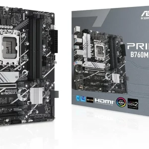 ¡Oferta! ASUS PRIME B760M-A D4 LGA1700 14TH GEN 90MB1D00-M1EAY0