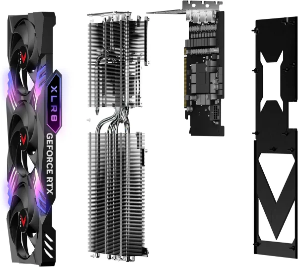 ¡Oferta! PNY GF RTX4070 TI 12GB OC Tarjeta Video VCG4070T12TFXXPB - Imagen 5