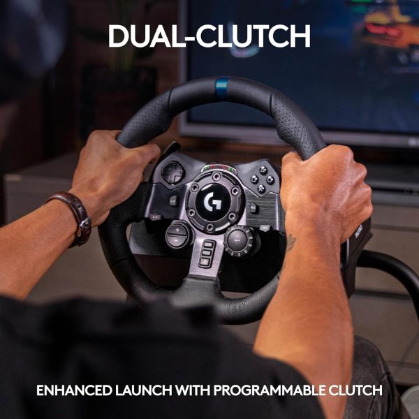 Logitech G 923 Volante de carreras pedales G923 941-000157 - Imagen 5