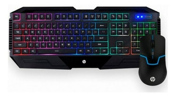 HP COMBO TECLADO Y MOUSE GAMER ESPAÑOL Gk1100