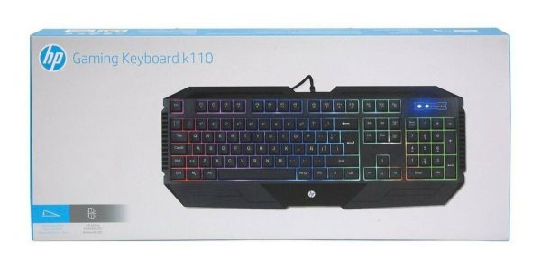 HP COMBO TECLADO Y MOUSE GAMER ESPAÑOL K110 - Imagen 2