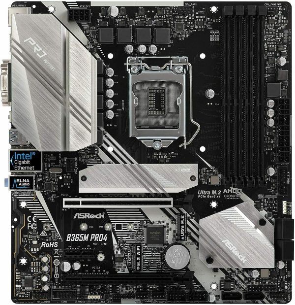 ASRock B365M PRO4 LGA1151 8th/9TH HDMI DVI B365M PRO4 - Imagen 2