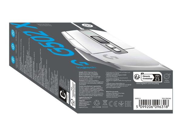 Logitech G G502 X Gaming Mouse Blanco 910-006144 - Imagen 4