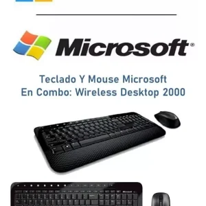 Microsoft Desktop 2000 COMBO TECLADO Y MOUSE WIRELESS M7J-00004