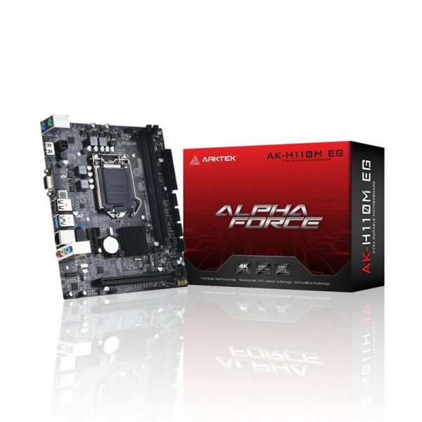 ¡Oferta! ARKTEK H110 LGA 1151 2XDDR4 VGA HDMI AK-H110