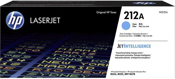¡Oferta! HP 212A Cartucho de tóner Cian Original W2121A