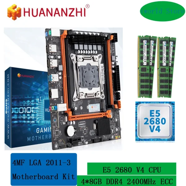 Combo HUANANZHI  X99 LGA 2011- Intel E5 2680 32GB DDR4