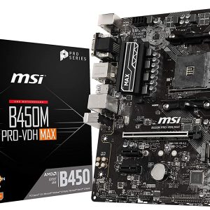 MSI B450M PRO-VDH MAX AM4 AMD/4XDDR4 2666 M.2 VGA HDMI B450M PRO-VDH MAX