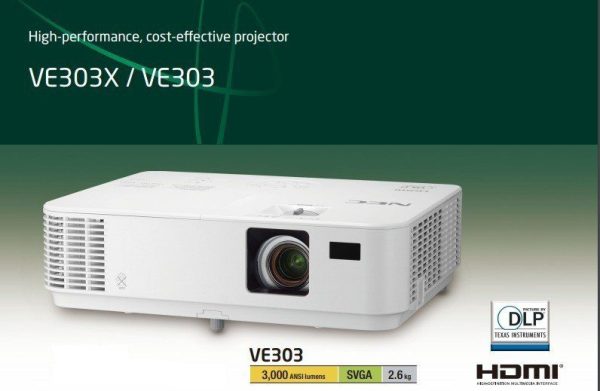 Proyector NEC NP-VE303 3000 Lúmenes NP-VE303