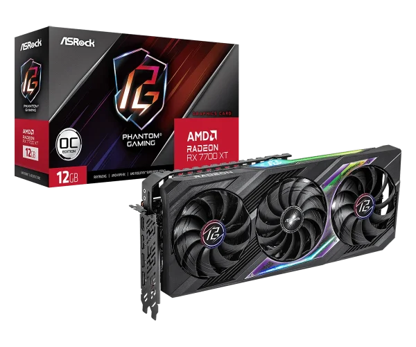 ¡Oferta! ASROCK RADEON RX7700 XT CHALLENGER 12GB RX7700XTC120
