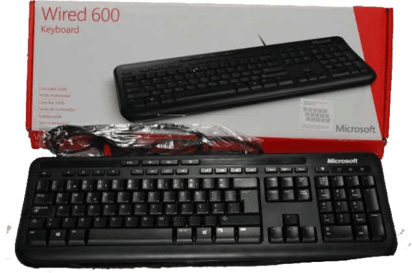 Teclado Microsoft Wired Keyboard 600 USB ANB-00004
