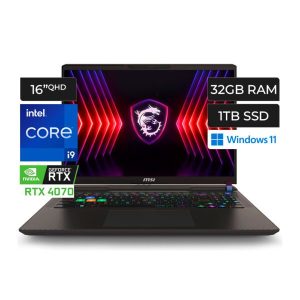 MSI VECTOR 16 HX I9 14900HX 32GB 1TB 16 QHD+ RTX 4080 8GB A14VGG-254US