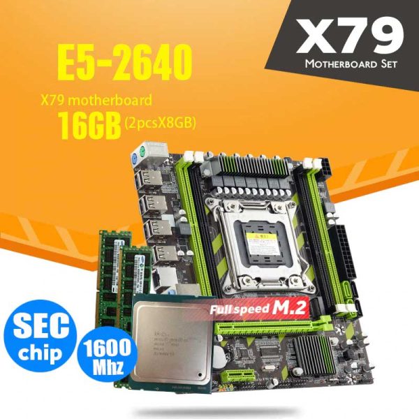 Combo PC Motherboard X79 + Xeon E5 2640 + 16 GB RAM