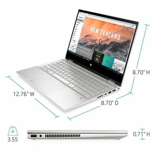 HP ENVY X360 BD0033DX 13.3" TOUCHSCREEN I7-1165G7 8GB 512GB SSD 3A7Y1UA#ABA - Imagen 3