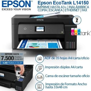 Epson EcoTank L14150 MFP Tabloide WiFi Red Duplex ADF C11CH96301