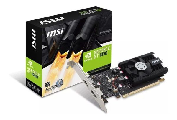 Tarjeta gráfica MSI GT 1030 2GB DDR4 912-V809-2826