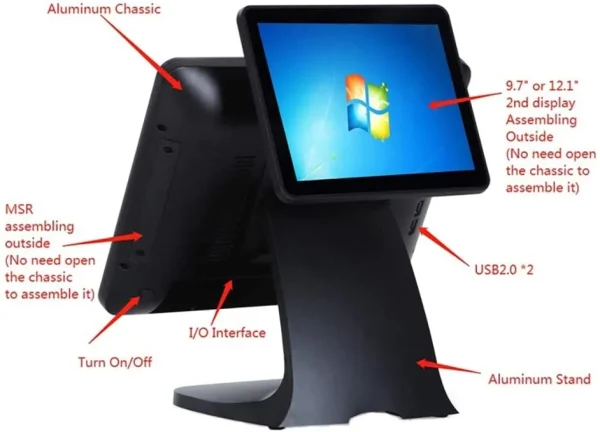 ¡Oferta! APT-PC2D SEGUNDO DISPLAY 9,7" ADVANCED PARA  PUNTO DE VENTA APT-PC2D