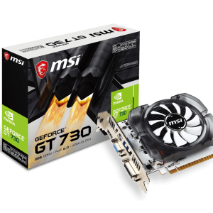 MSI NVIDIA GeForce GT 730 2GB Tarjeta de Video N730-2GD3V3
