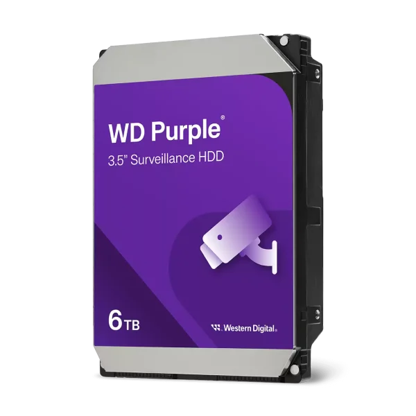 ¡Oferta! Western Digital DISCO DURO VIGILANCIA PÚRPURA 6TB WD64PURZ