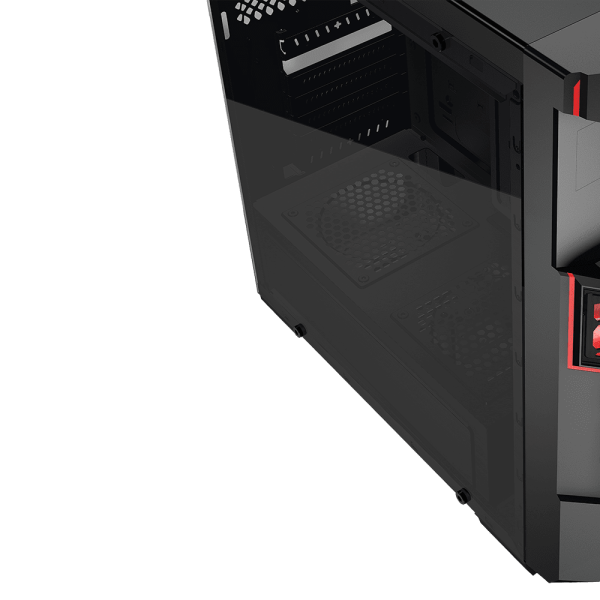 AZZA CASE GAMING MID ATX CRIMSON LED FAN CSAZ-211G - Imagen 6
