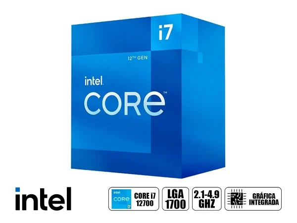 INTEL CORE I7-12700F 12th GEN SOCKET 1700 BX8071512700F