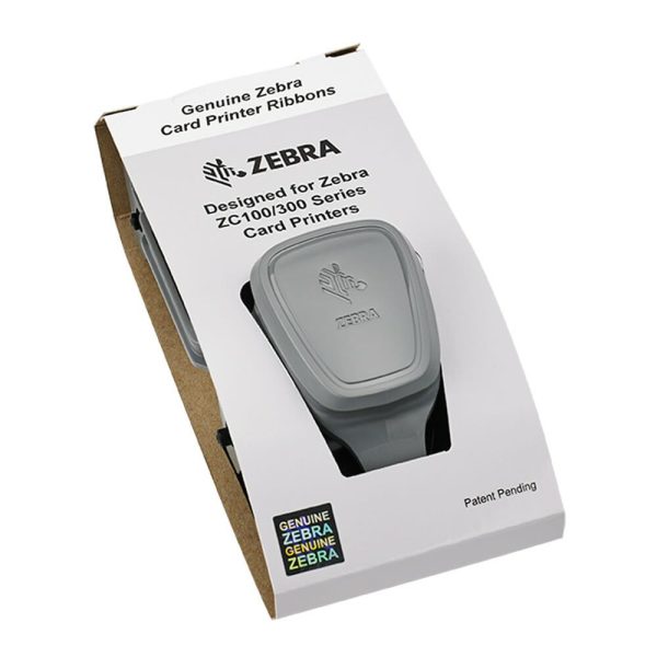 Cinta monocromática plateada Zebra 800300-307 1500 impresiones