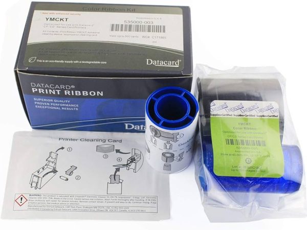 ¡Oferta! DataCard YMCKT Cinta 250 Impresiones CD800 535000-002