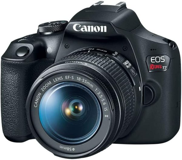 ¡Oferta! Canon EOS Rebel T7 DSLR Camara lente 18-55 mm 2727C002 - Imagen 2