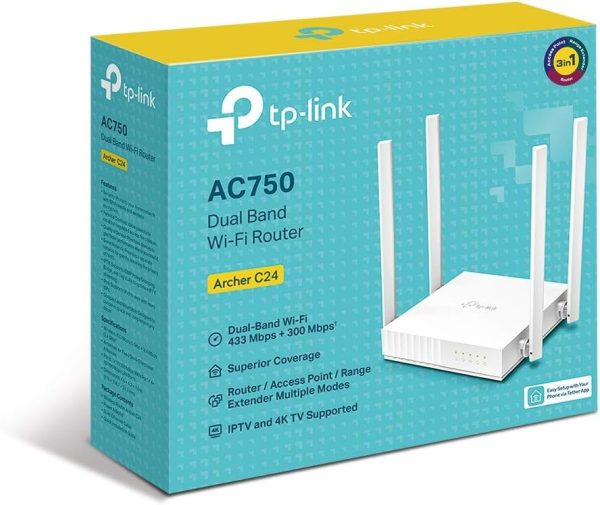 ¡Oferta! TP-LINK Archer C24 Router Wi-Fi de Banda Dual Archer C24