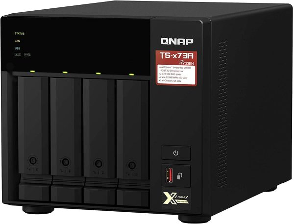 QNAP UNIDAD NAS 4 BAHIAS AMD Ryzen 8GB 2.5 GbE TS-473A-8G - Imagen 3