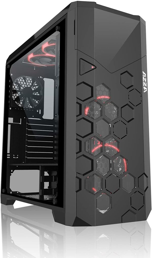 ¡Oferta! Azza STORM Full Tower Case 4 x Hurricane RGB CA-AZZA 6000B