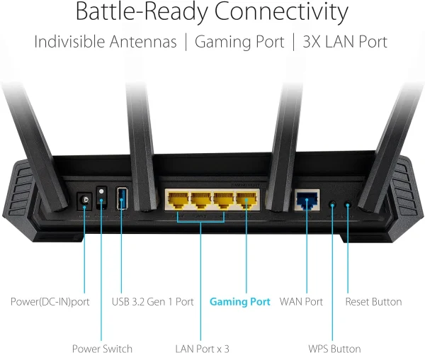 ASUS ROG Strix GS-AX3000 router de juegos Wi-Fi 6 GS-AX3000 - Imagen 2
