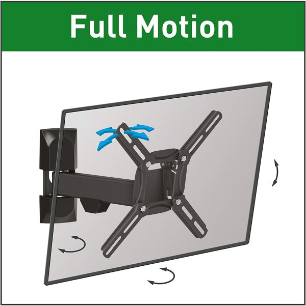 BARKAN BASE  INCLINABLE 3 MOVIMIENTOS GIRATORIA 13" A 43" 25KG PACK 5 UND 2300 - Imagen 4